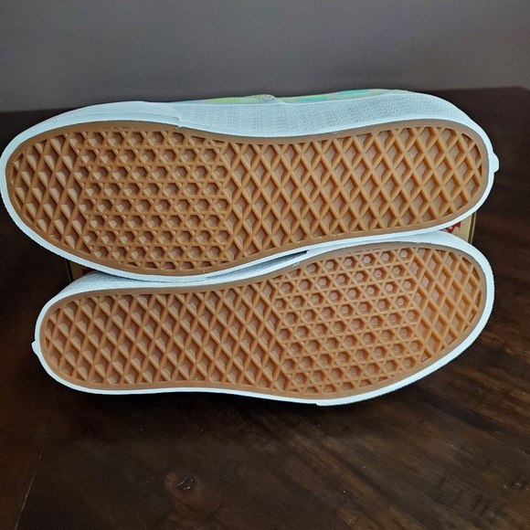 Vans Authentic Stacked Pastel Picnic Mixed Plaid Women 7, Men Size 5.5 - Picture 8 of 10